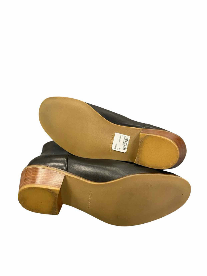 Cole Haan Shoe Size 9 Black Leather Abbot Ankle Booties Boots(Ankle)