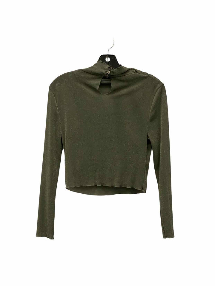 Miou Muse Size M Green Long Sleeve Shirts