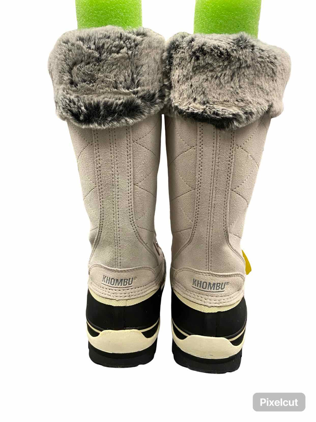 Khombu Shoe Size 10 Cream Black NWOT Boots(knee)