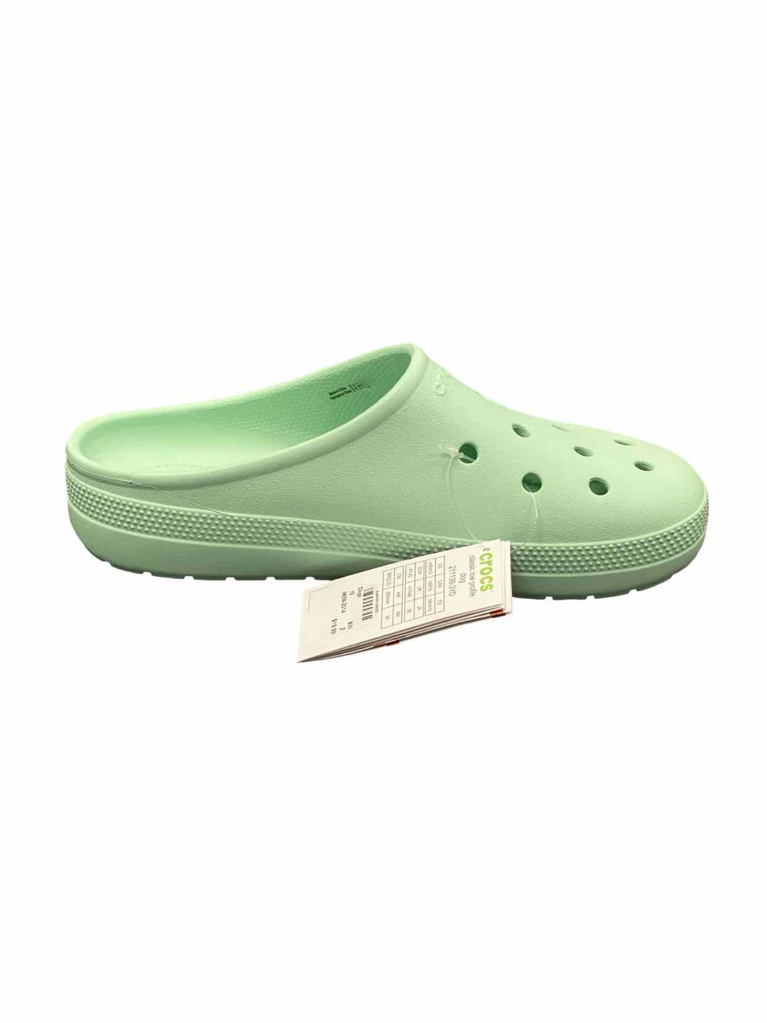 Crocs Shoe Size 10 Mint Low Profile NWT Clogs