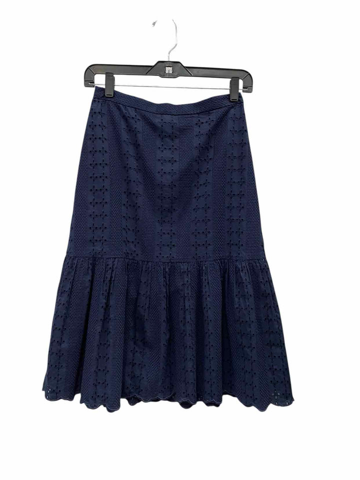 J Crew Size 2 Blue Skirt