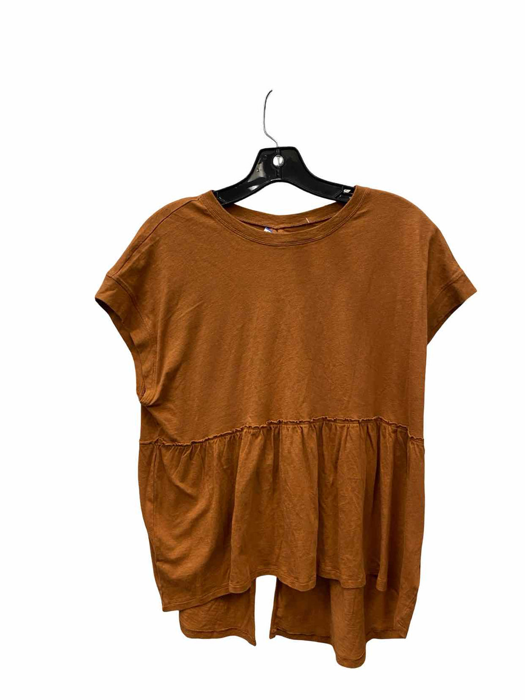American Eagle Size M Orange 100% cotton Short Sleeve Shirts