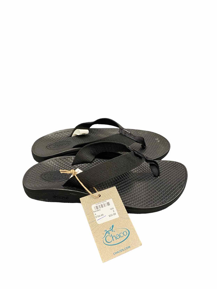 Chaco Shoe Size 6 Black NWT Classic Flip Sandals
