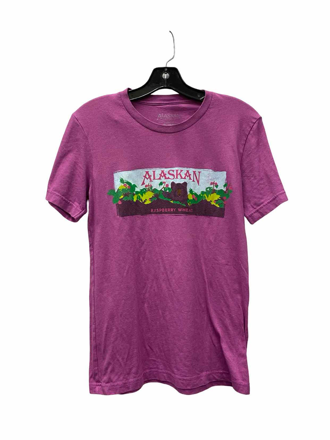 Alaskan Brewing Co. Size S Pink Print T-shirt