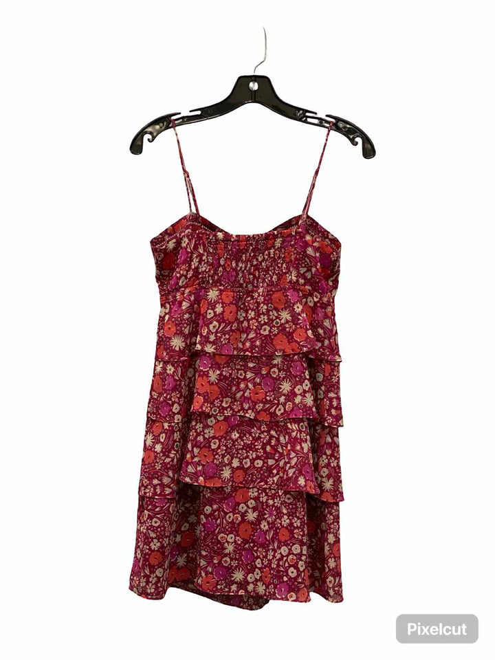 American Eagle Size 4 Pink Floral Dress