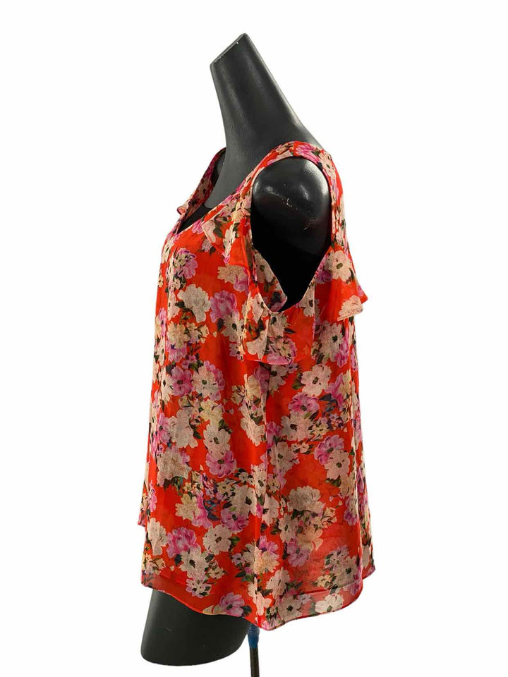 Cabi Size XL Red Multi Floral Tank Top