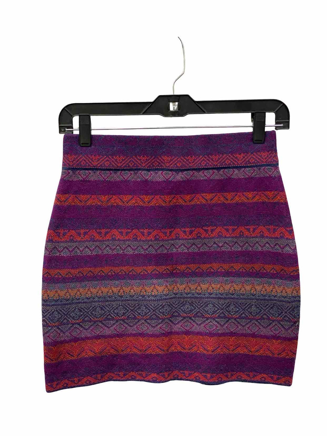 Krimson Klover Size XS Purple 40% Merino Wool/ 42% Cotton/ 6% Sil Skirt