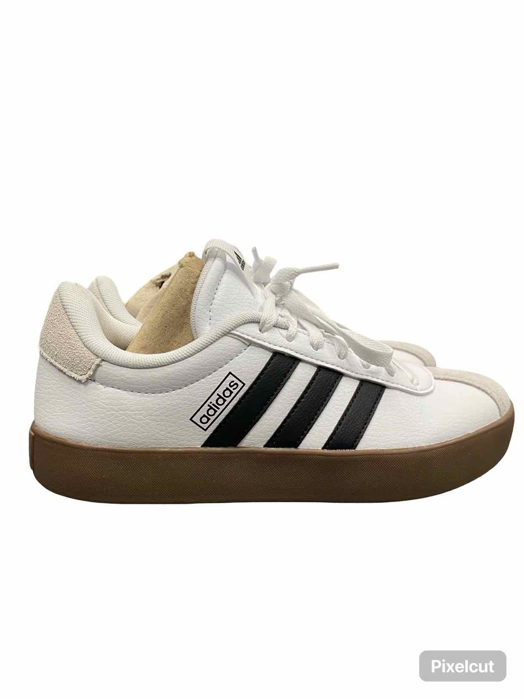 Adidas Shoe Size 6.5 White Black NWOT VL Court 3.0 Sneakers
