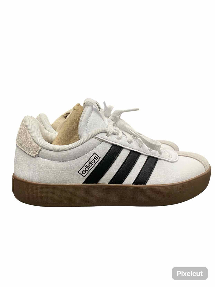 Adidas Shoe Size 6.5 White Black NWOT VL Court 3.0 Sneakers