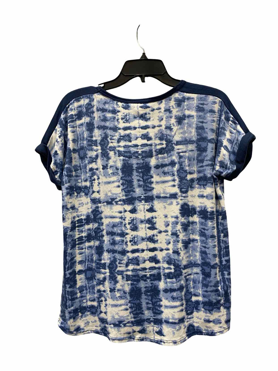 Lucky Brand Size M Blue Print Short Sleeve Shirts