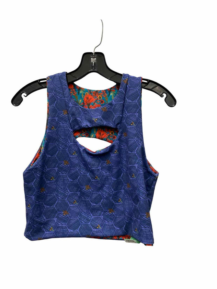 YOUer Size L Purple Multi Athletic Tank Top
