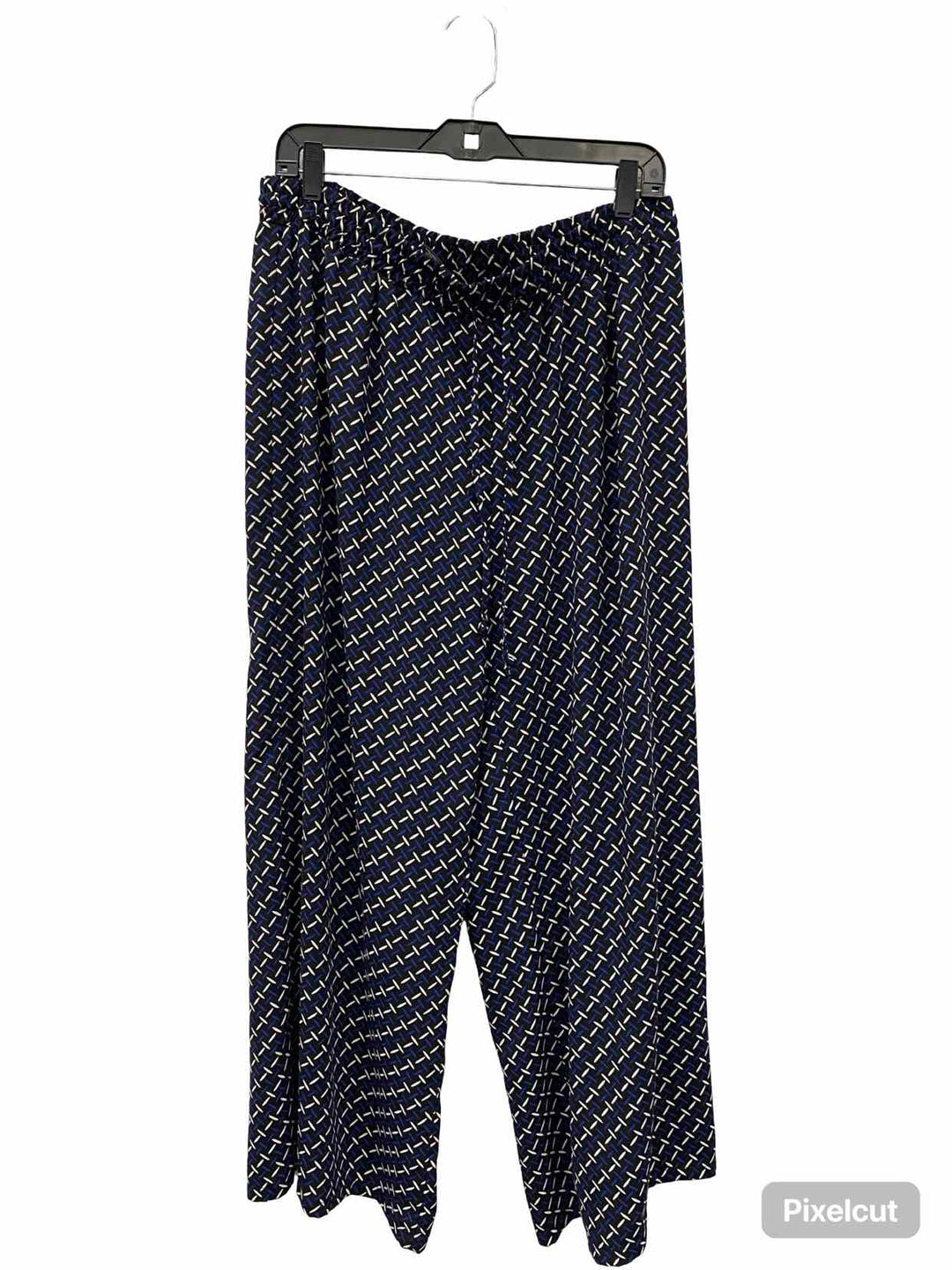 Zac & Rachel Size XL Black Print Pants