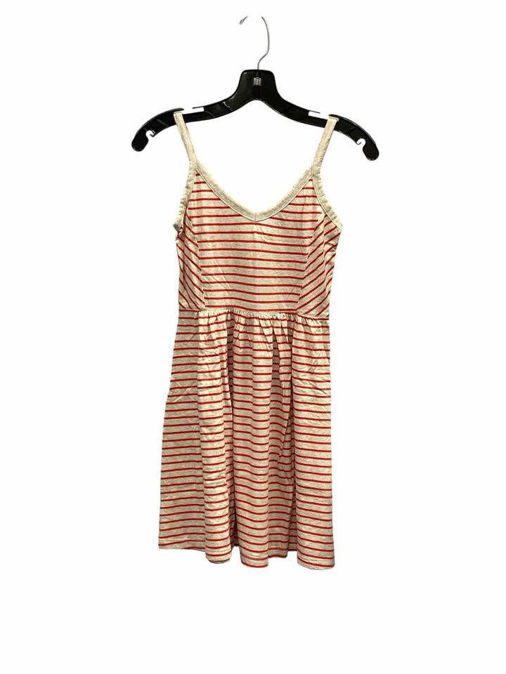 Gap Size XS Pink White Striped Dress