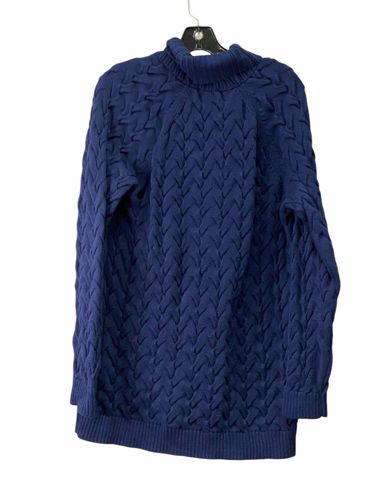 Lands End Size L Blue Sweater