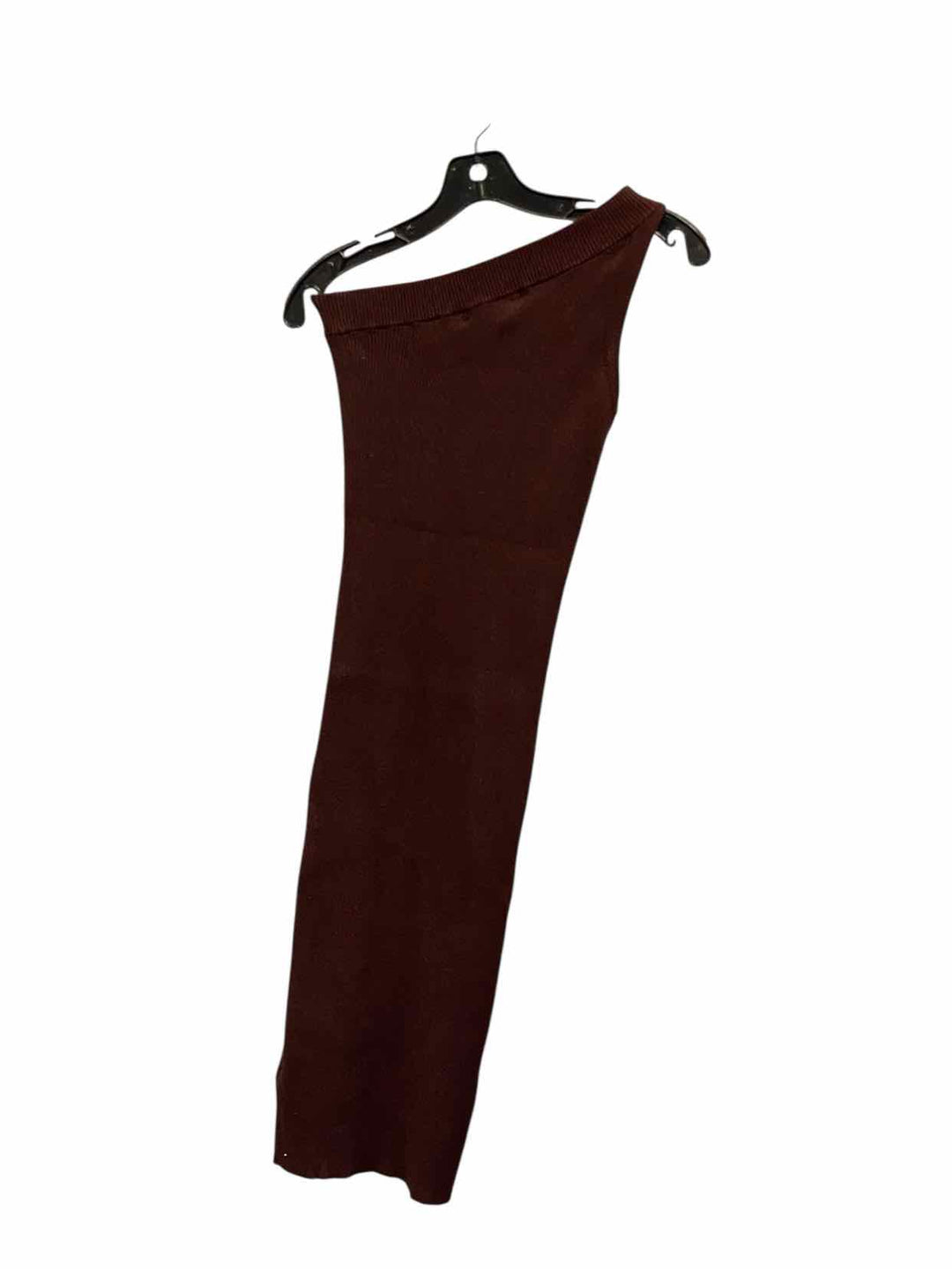 All Saints Size M Burgundy Knit Dress