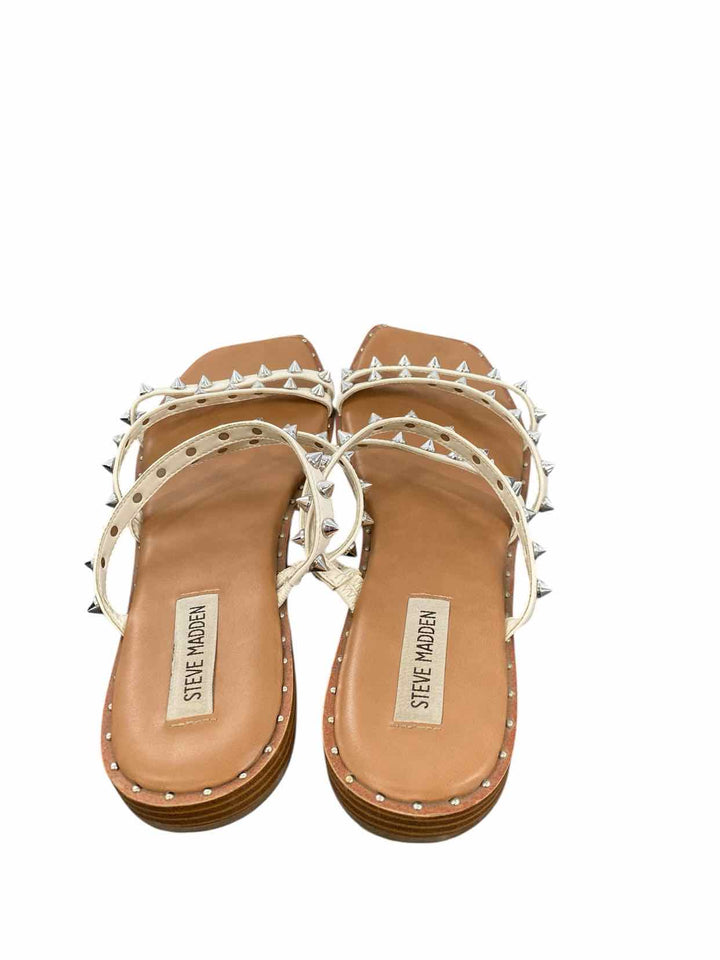 Steve Madden Shoe Size 9.5 Brown White Sandals
