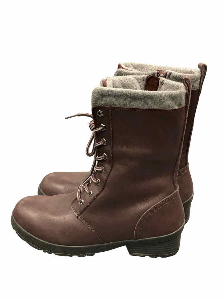 Kodiak Shoe Size 11 Brown Waterproof Leather Arctic Grip Winter Boots(knee)