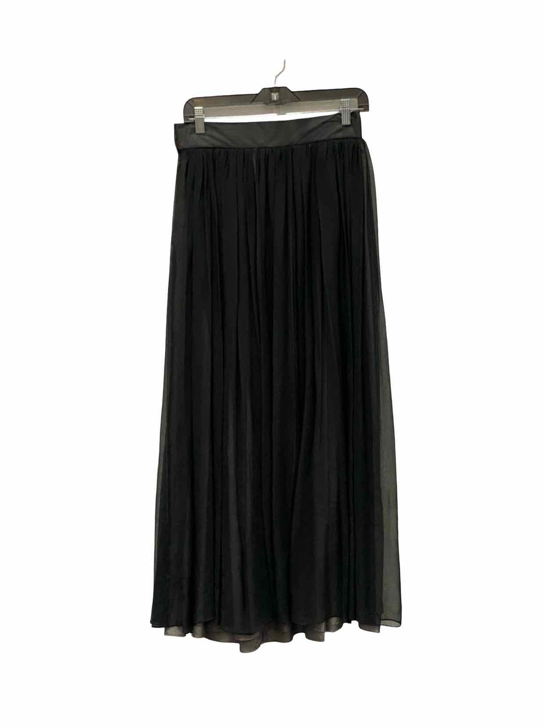 Jones New York Size 10 Black Silk Skirt