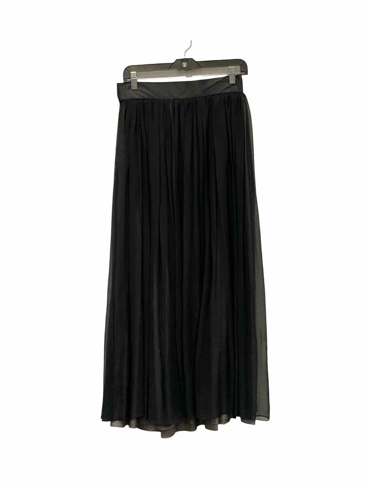 Jones New York Size 10 Black Silk Skirt