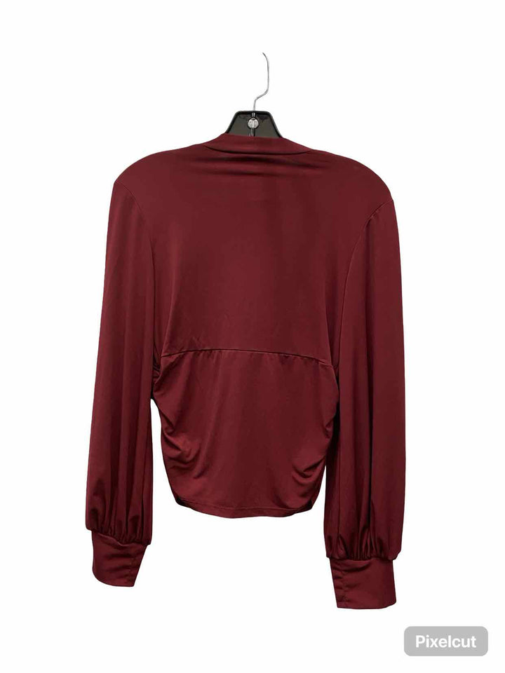 Love Tree Size M Marroon Long Sleeve Shirts