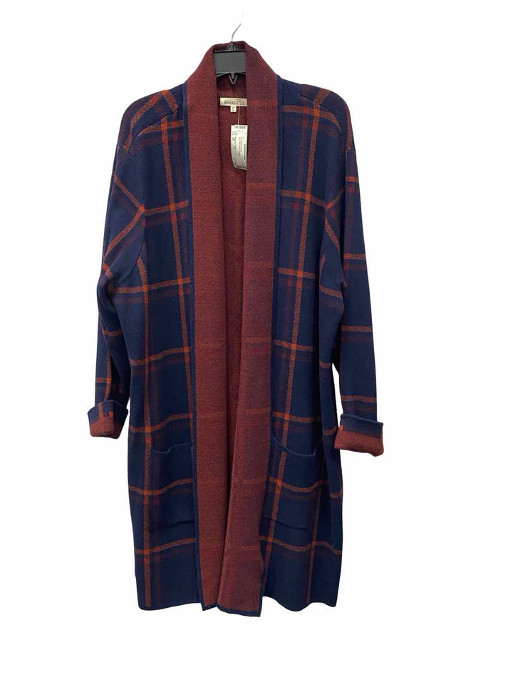 Margeaux & Ellie Size 2X Navy Red Plaid Long Sleeve Shirts