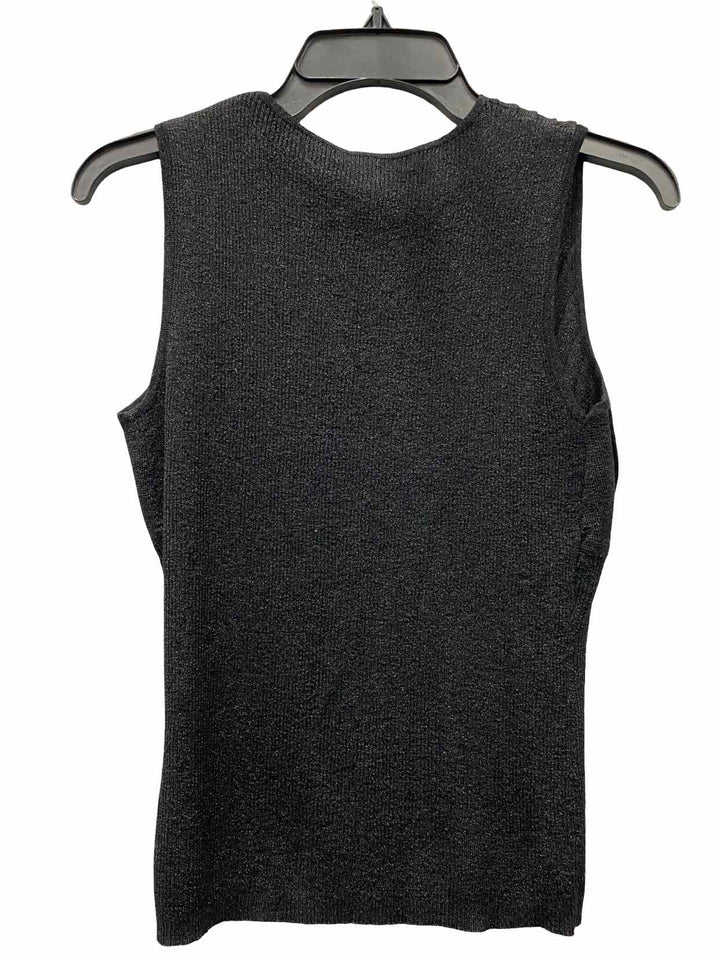 August Silk Size MP Black Metallic Tank Top