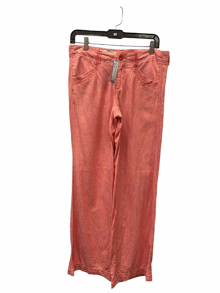Pilcro Size 6 Coral linen-cotton blend Jeans