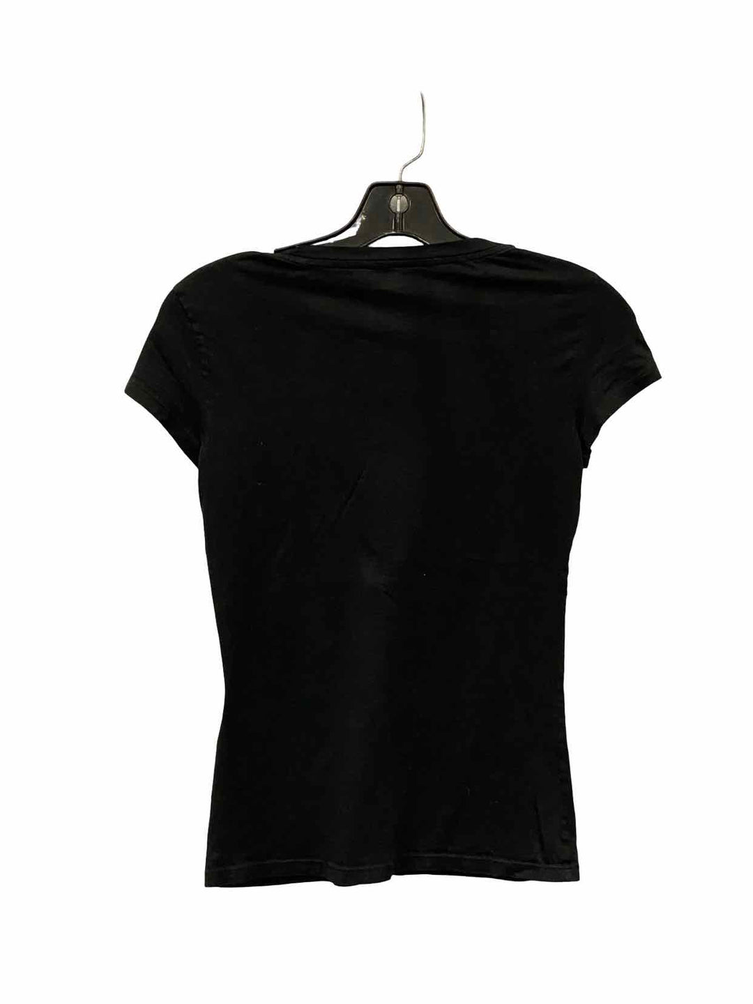 Armani Exchange Size XS Black 100% Pima Cotton Short Sleeve Shirts