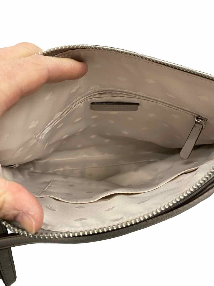 KATE SPADE Grey Jackson Top Zip Crossbody Purse