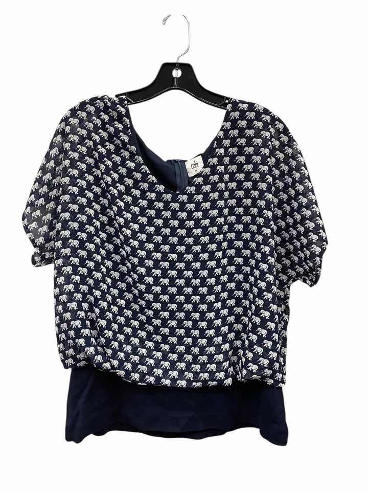 Cabi Size M Blue Short Sleeve Shirts