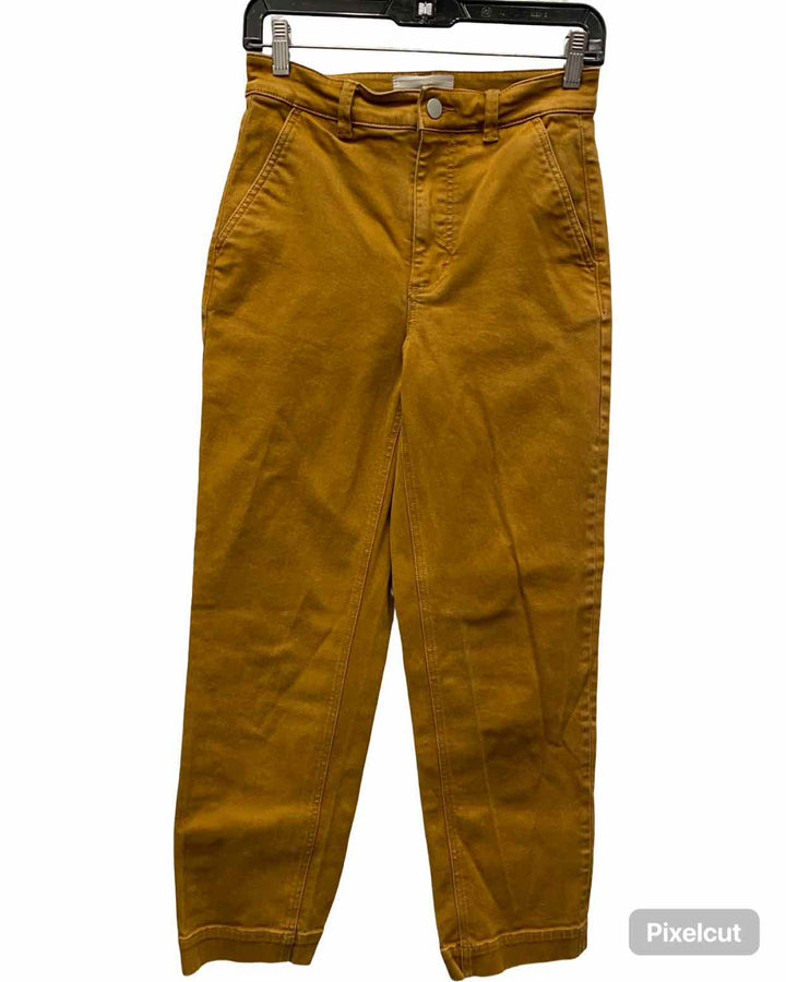 Everlane Size 4 Yellow Jeans