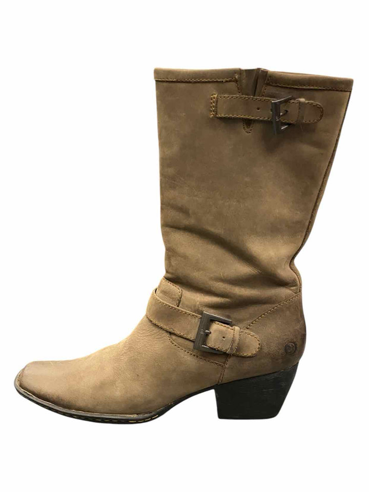 Born Shoe Size 10 Taupe Boots(Ankle)