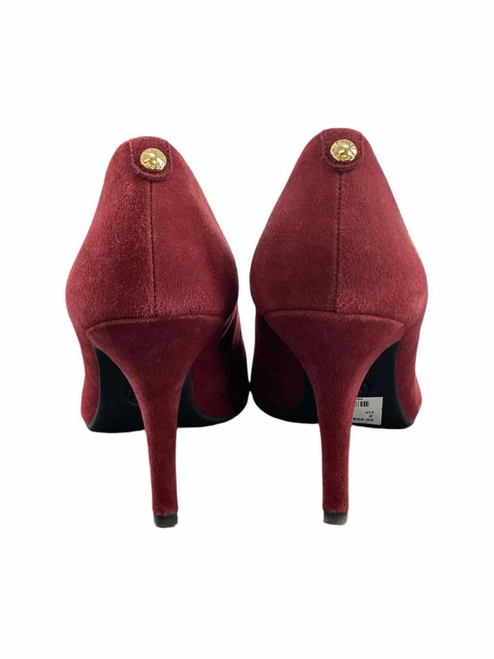 Michael Kors Shoe Size 8.5 Red Suede Heels