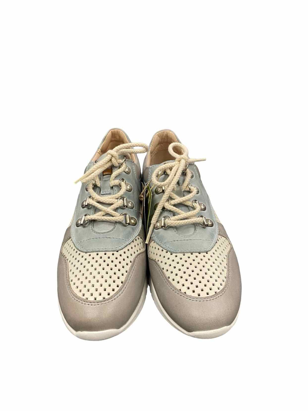Pikolinos Shoe Size 40 Blue Grey Perforated Sneakers
