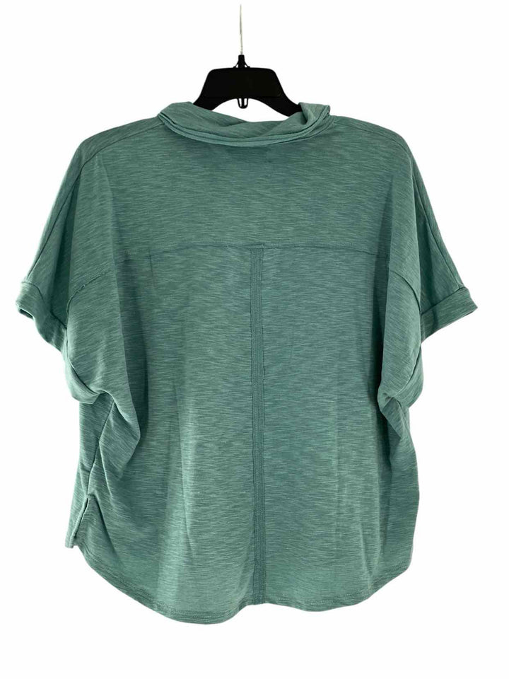 Bucket List Size S Teal Oversized fit Short Sleeve Shirts