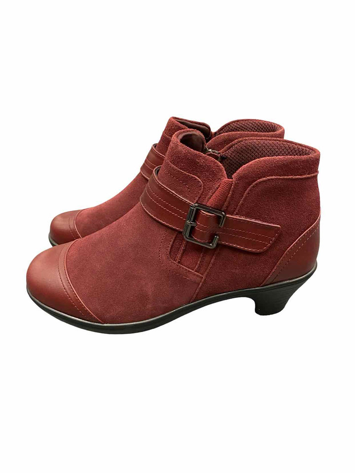 Orthofeet Shoe Size 9.5 Wide Burgundy Leather NWOT Emma Boots(Ankle)