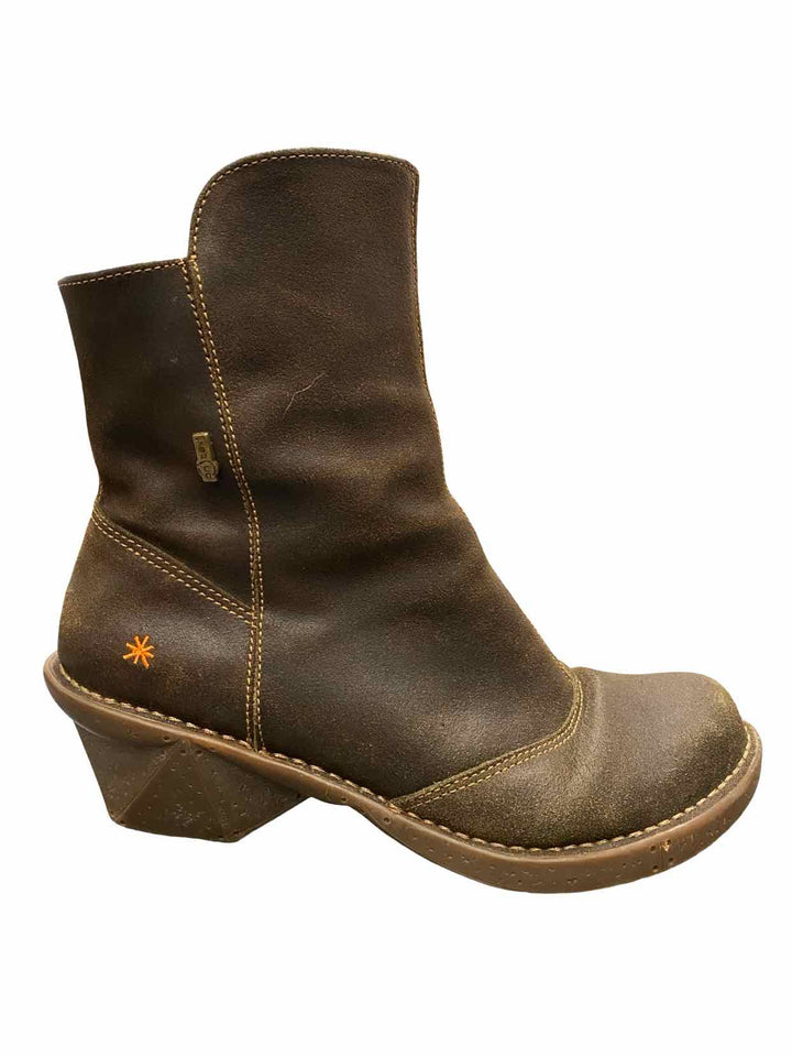 The Art Company Shoe Size 41 Brown Leather Boots(Ankle)