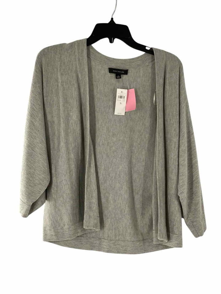 Ann Taylor Size S Gray Cardigan Long Sleeve Shirts