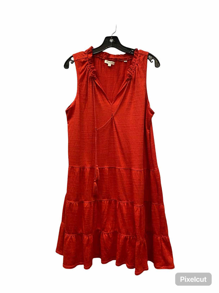 Max Studio Size L Red Dress