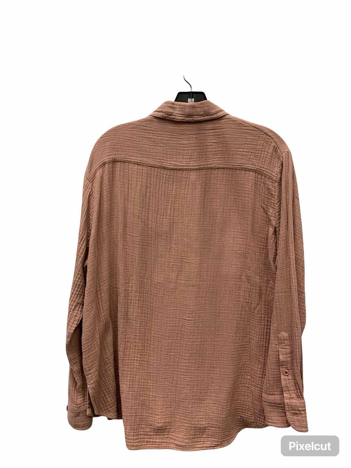 MadeWell Size M Pink Long Sleeve Shirts