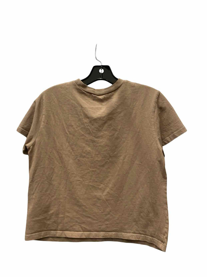 Reformation Size S Brown Short Sleeve Shirts