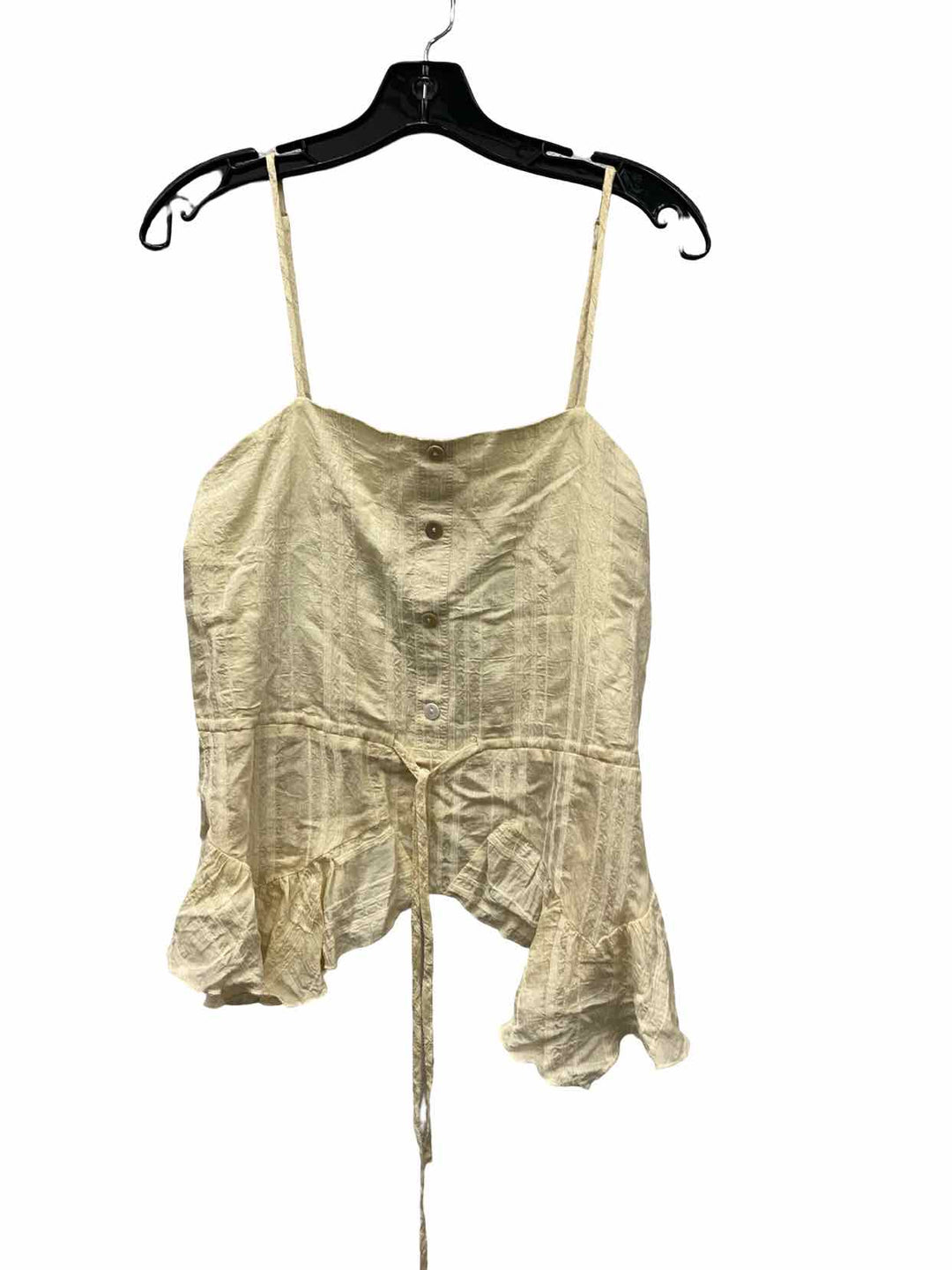 Miss Sparkling Size L Cream Tank Top