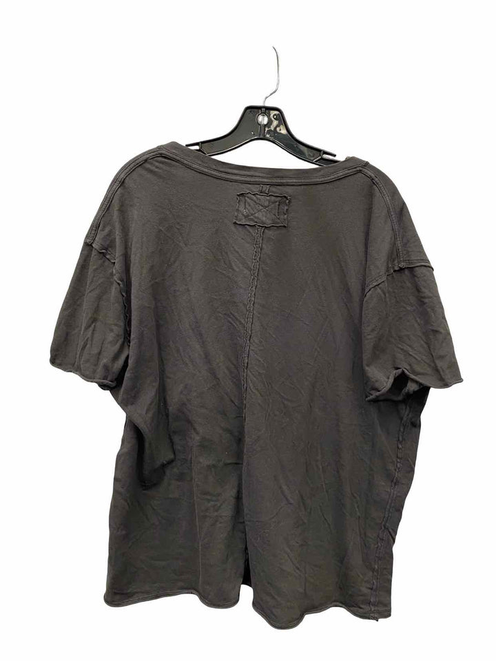 We the Free Size S Black 100% cotton Short Sleeve Shirts
