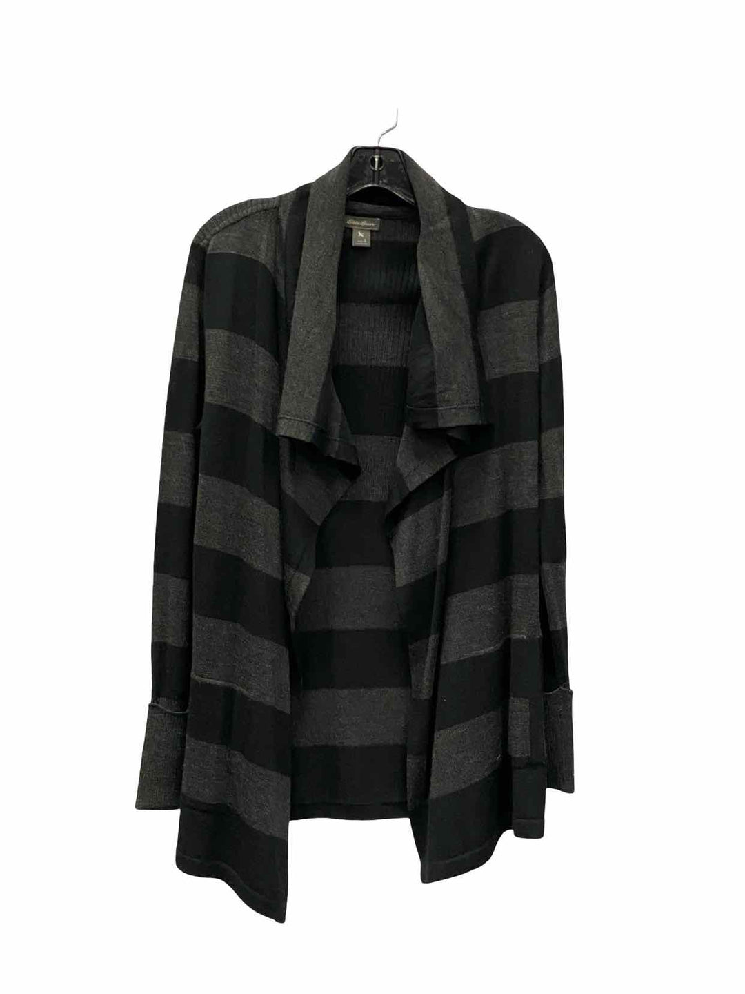 Eddie Bauer Size S Black stripe Sweater