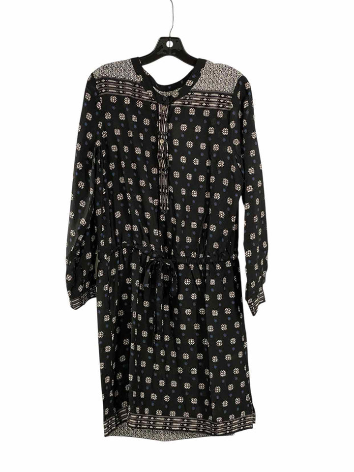 Vince Camuto Size M Black & White Blue Dress