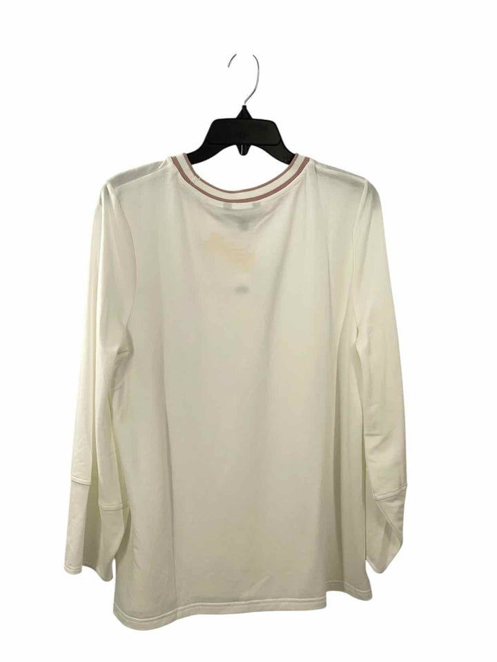 Banana Republic Size L Cream Long Sleeve Shirts