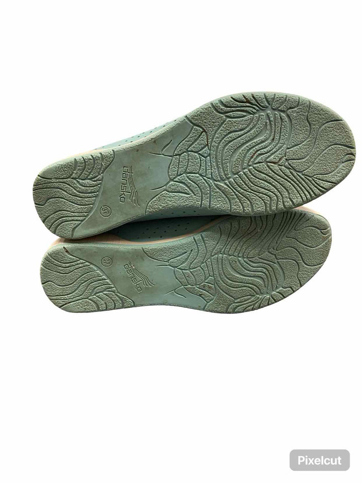 Dansko Shoe Size 37 Blue Leather Orli Sneakers