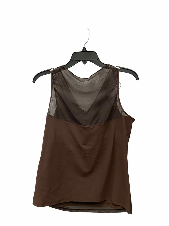 Hikerkind Size L Brown Athletic Tank Top