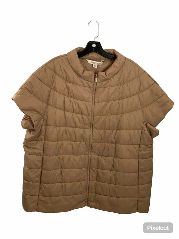Coldwater Creek Size 1X Brown Vest (Outdoor)
