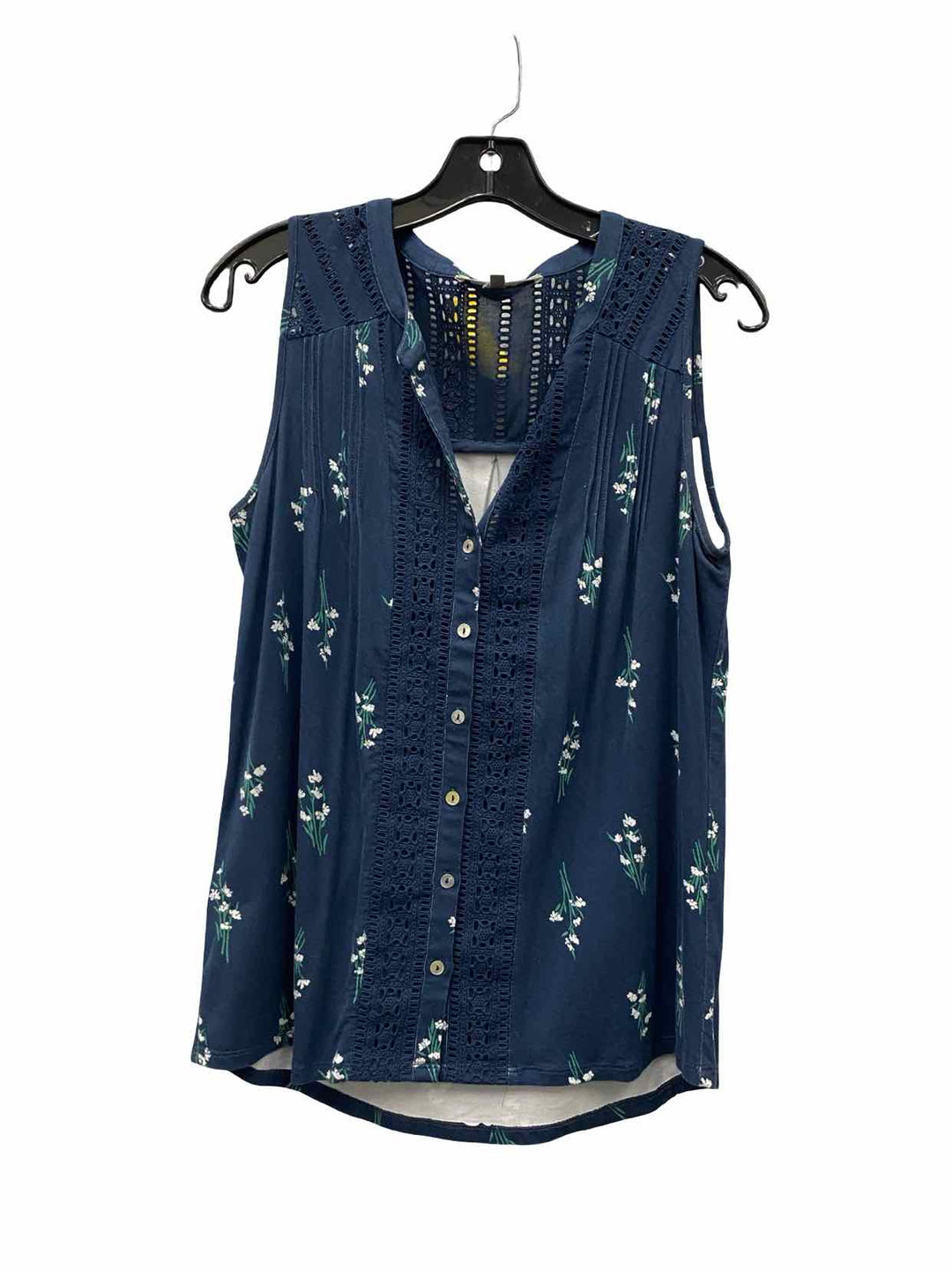 Daniel Rainn Size S Blue Floral Tank Top